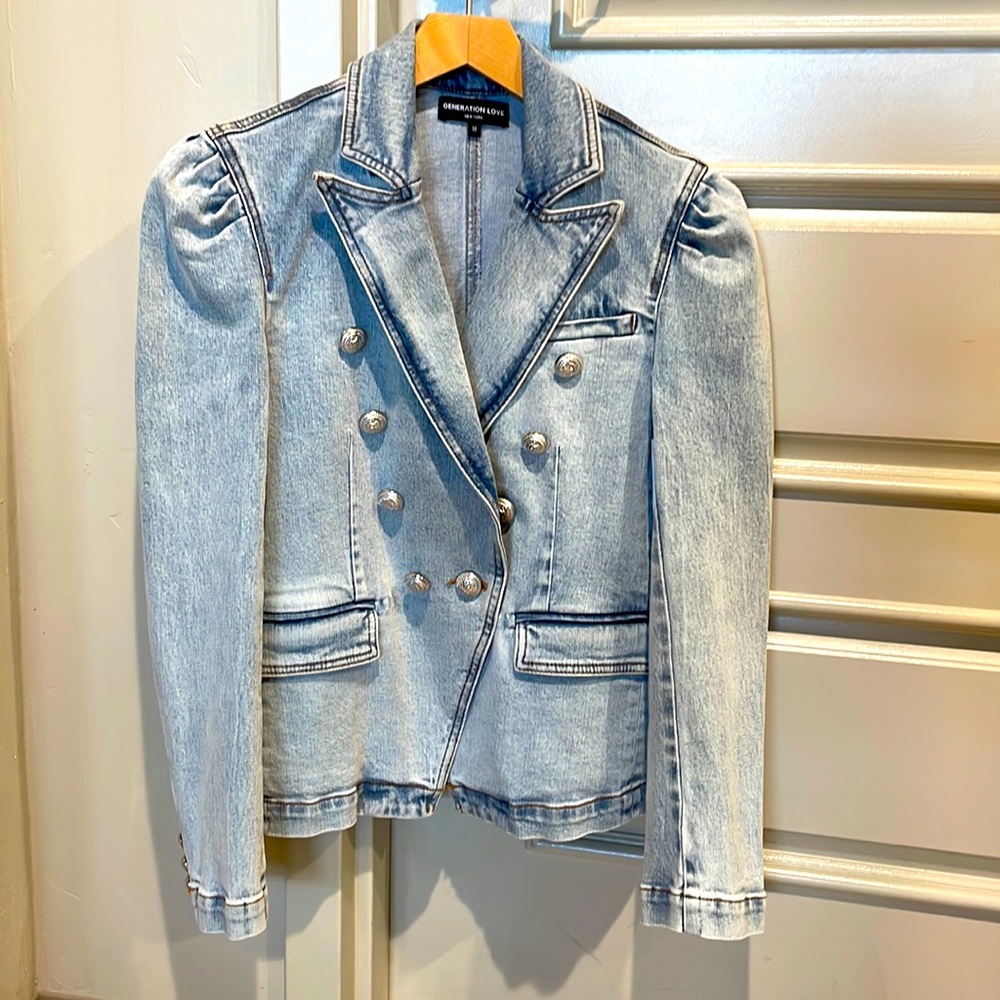 New w tags Generation Love Jean jacket blazer - Picture 1 of 4